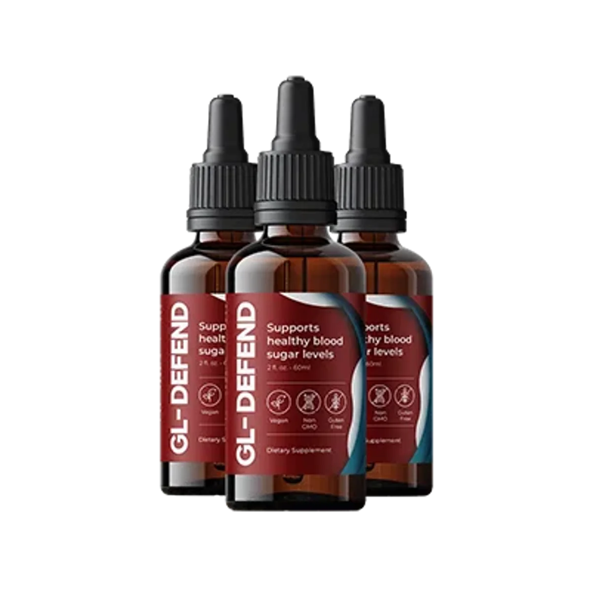 GL Defend Blood Sugar Relief Supplement — Front Label